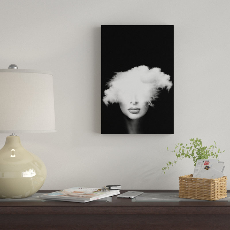 «Head in the Clouds», impression sur toile, H 26 po x l 18 po x P 1,5 po, Pas de tapis, Toile tendue