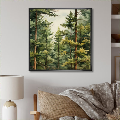Pine Tree Symphony II - Art mural pin