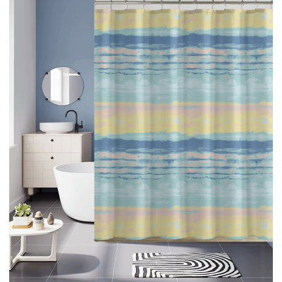 14 Pc Set Shower Curtain Hotel Collection