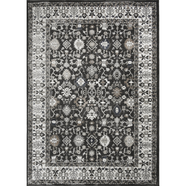 Rhasody Harper Charcoal Area Rug