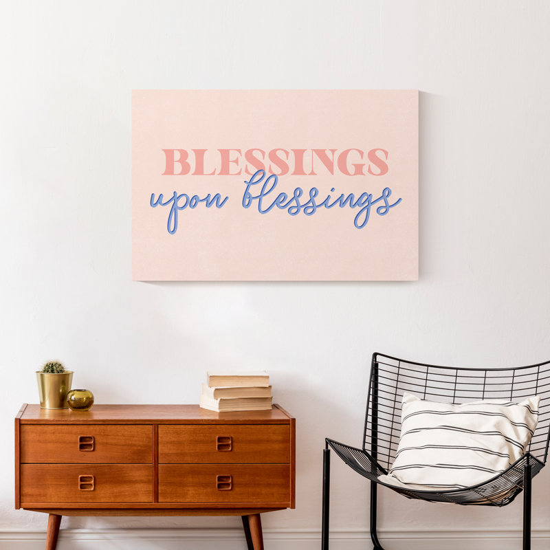 Impression sur toile "Bénédiction après bénédiction", H 20 po x l 30 po