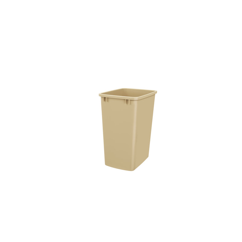 Poubelle (s) de remplacement en polymère Rev-A-Shelf, 35 qt, Amande