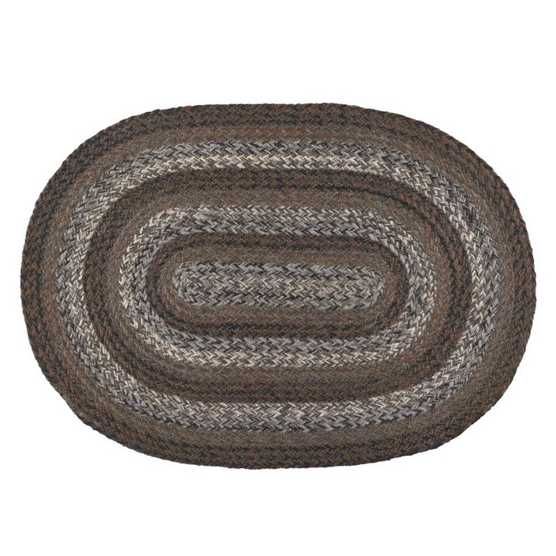 Caeleigh Cotton Geometric Rug, Oval 4' x 6'