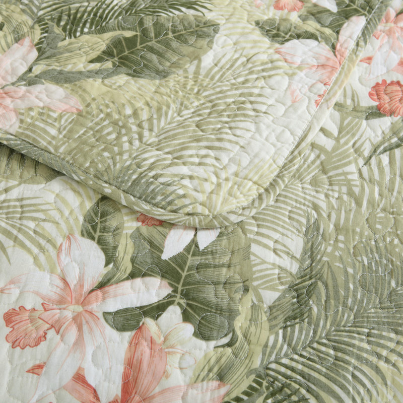 Ensemble de courtepointe réversible Tommy Bahama, Courtepointe grand + 2 couvre-oreillers standard