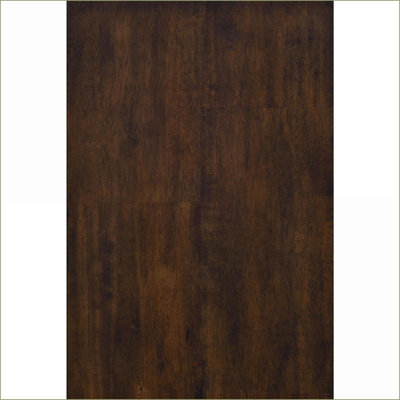 3-Drawer Mango Veneer Nightstand Transitional Brown Bedroom Furniture