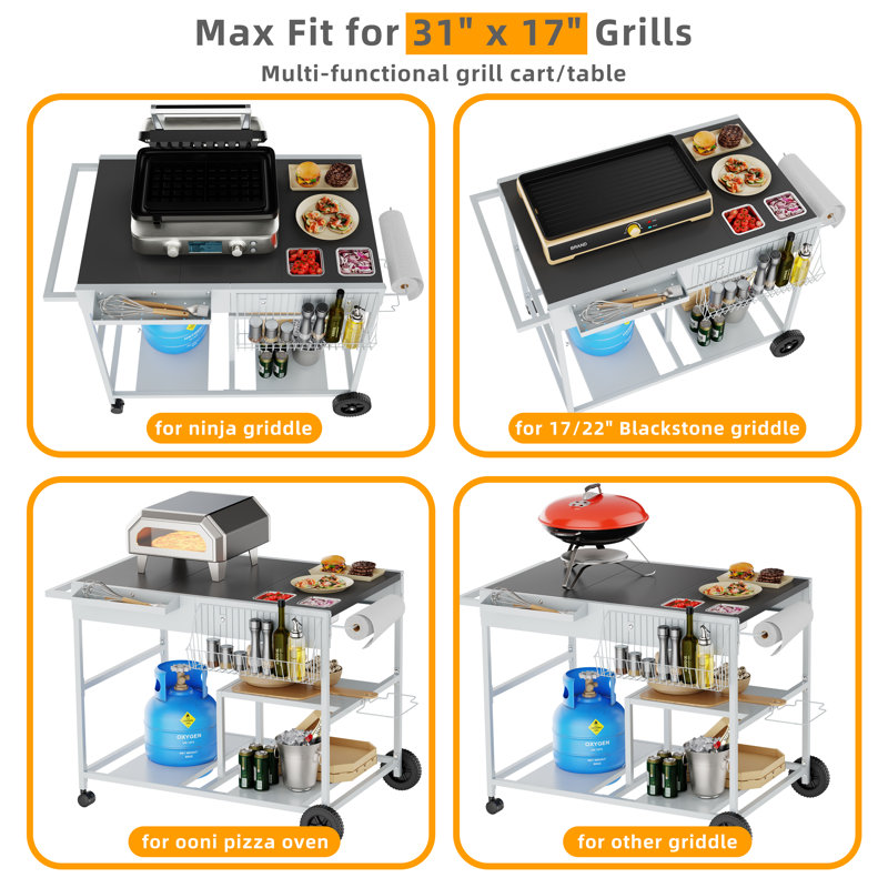 Outdoor Grill Cart/Table