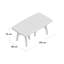 Eliseo Rectangular Extendable Outdoor with Umbrella Hole Dining Table - 170 cm W 95 cm D-20067540