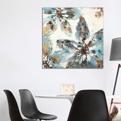Flower Forms by Liz Jardine - Wrapped Canvas Painting
