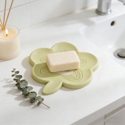 Rangement de savon en silicone Spring Peach