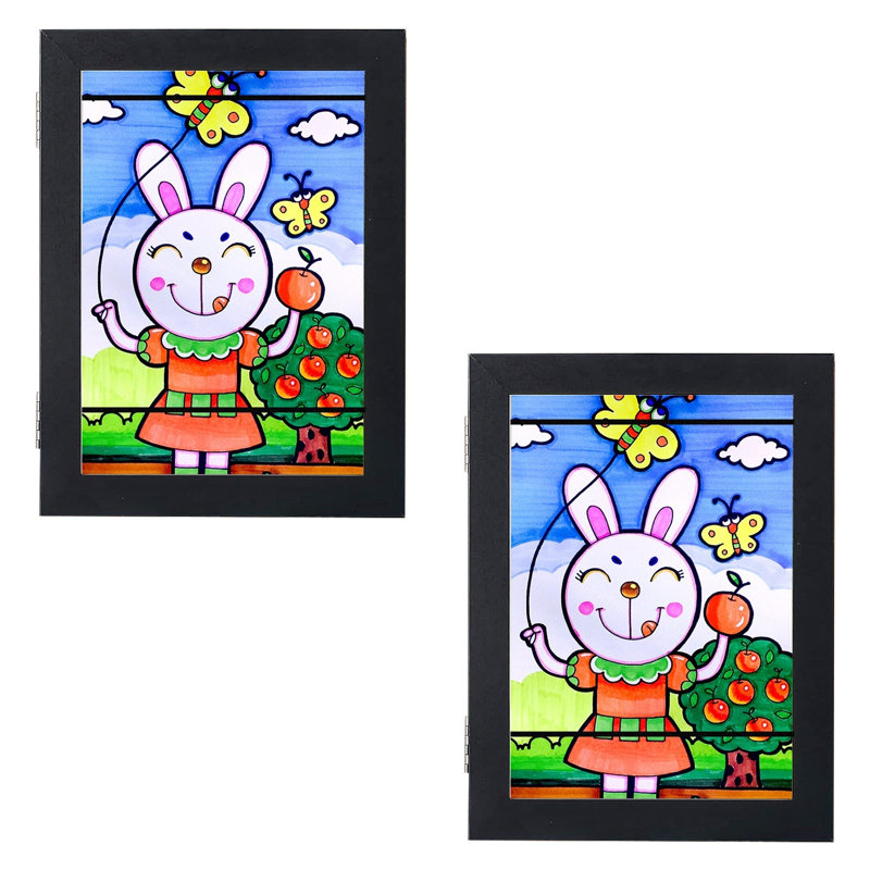 Akshaye Black Storage Picture Frame