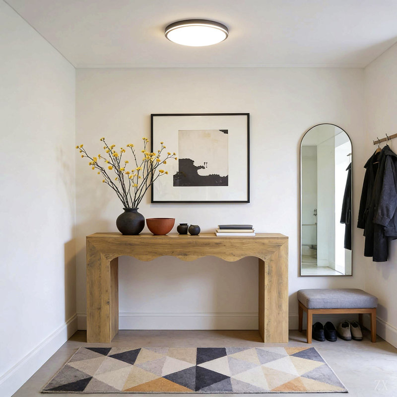 Table de canapé stable, console rustique, table d'appoint