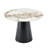 42" Marble Dining Table, Round Dining Table With Marble Top, Small Kitchen Table With Wooden Leg, Modern Dining Room Table For 4-6 People, Ideal For Home, Dining Room.-217949892-217949947