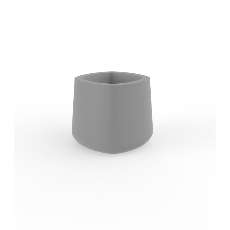 Pot à fleurs en plastique Ulm, H 31,5 po x l 35,75 po x P 35,75 po, Acier