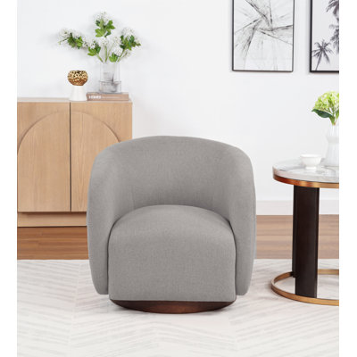 Fauteuil demi-tonneau pivotant Bennett