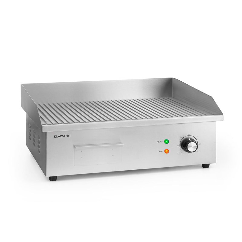 Klarstein 49.5cm W x 42.5cm D Portable Single Burner Countertop Electric Grill