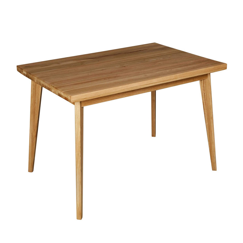 Rosalie solid wood dining table, Heart Oak, 75cm H x 110cm L x 75cm W