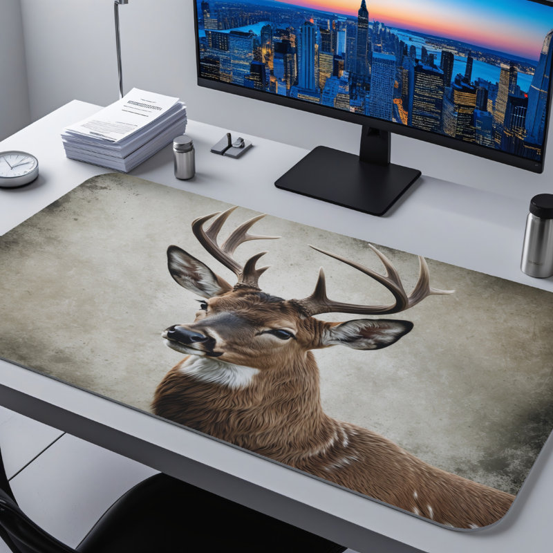 Polyester Desk Pad, 14.4x12.1