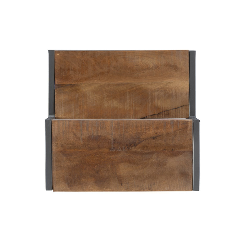 Majeski 2 - Step Wood Step Stool, Brown