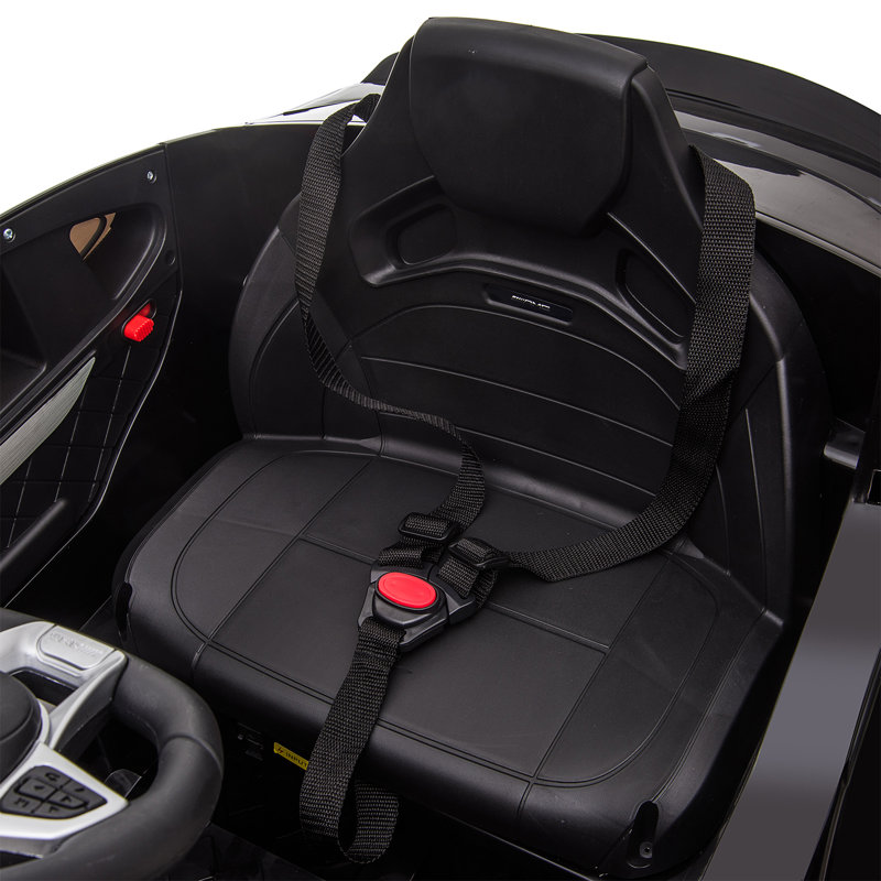 Black 12V Mercedes-Benz AMG Ride-On Car with Remote Control
