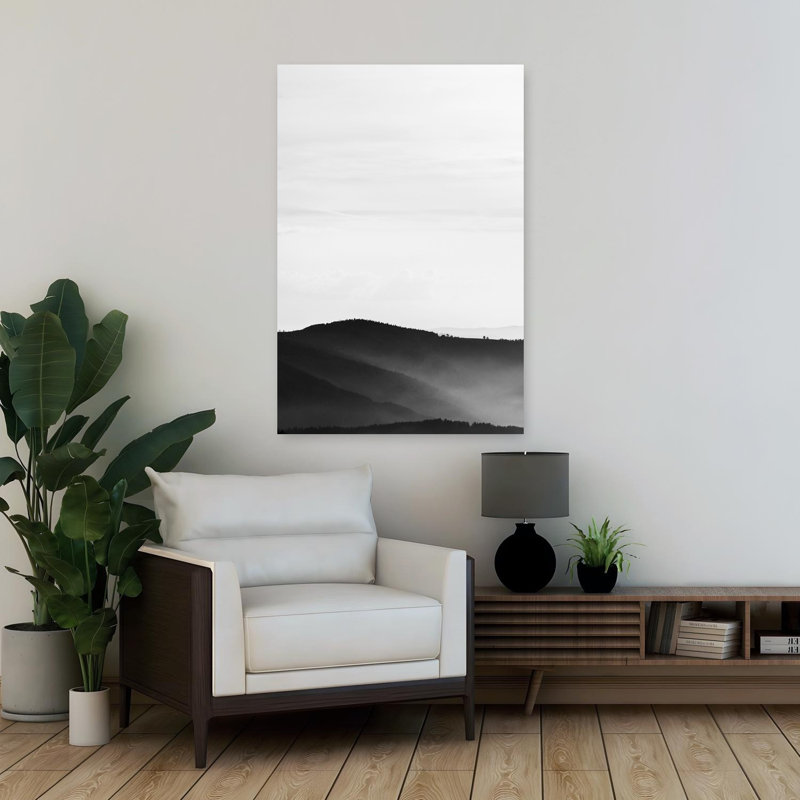 Mystic Scenery 2, paysage abstrait contemporain, art naturel, H 36 po x l 24 po