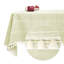 Washable Rectangular Wipeable Water Resistant Table Cloth for Garden