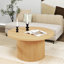 Solid Coffee Table Side Table Set-1924393628