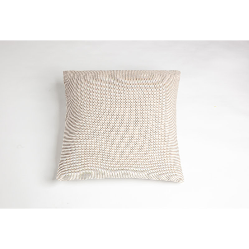 Cohen Geometric Cotton Throw Pillow, Natural