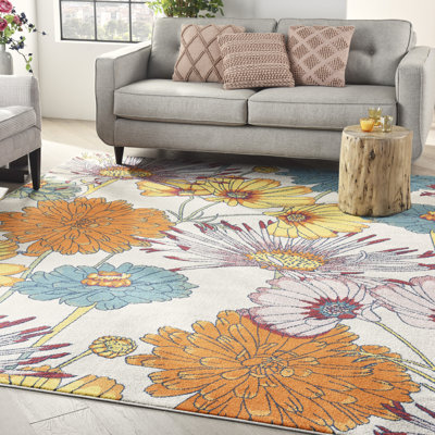 Abruscato Floral Indoor Rug