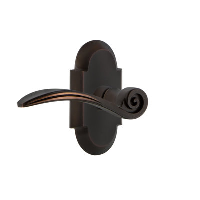 Cottage Plate Passage (Hall & Closet) with Swan Lever