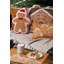 Coussin décoratif festif Gingerbread Village 12 po x 24 po