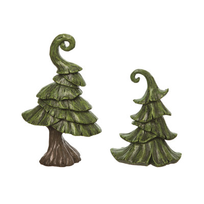 Ensemble de 2 figurines d'arbre Funky