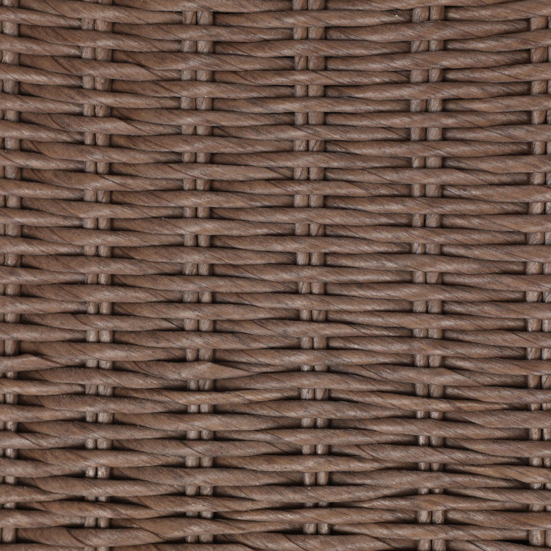 Portia Upholstered Dining Bench, Tanned Weave