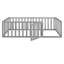 Structure de lit de jour en bois avec clôture (ANCIEN SKU: WF289661AAE)-1430104374-1430104371