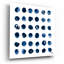 «Markmake Blue Sq 1» par Melissa Averinos, art mural en verre acrylique-1847647660