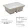 19.5 In. Undermount Rectangle Porcelain Vanity Bathroom Sink In White Ceramic With Overflow