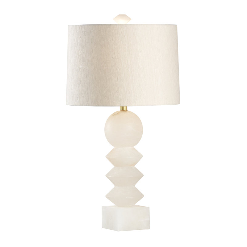 Ziegfeld Alabaster Table Lamp