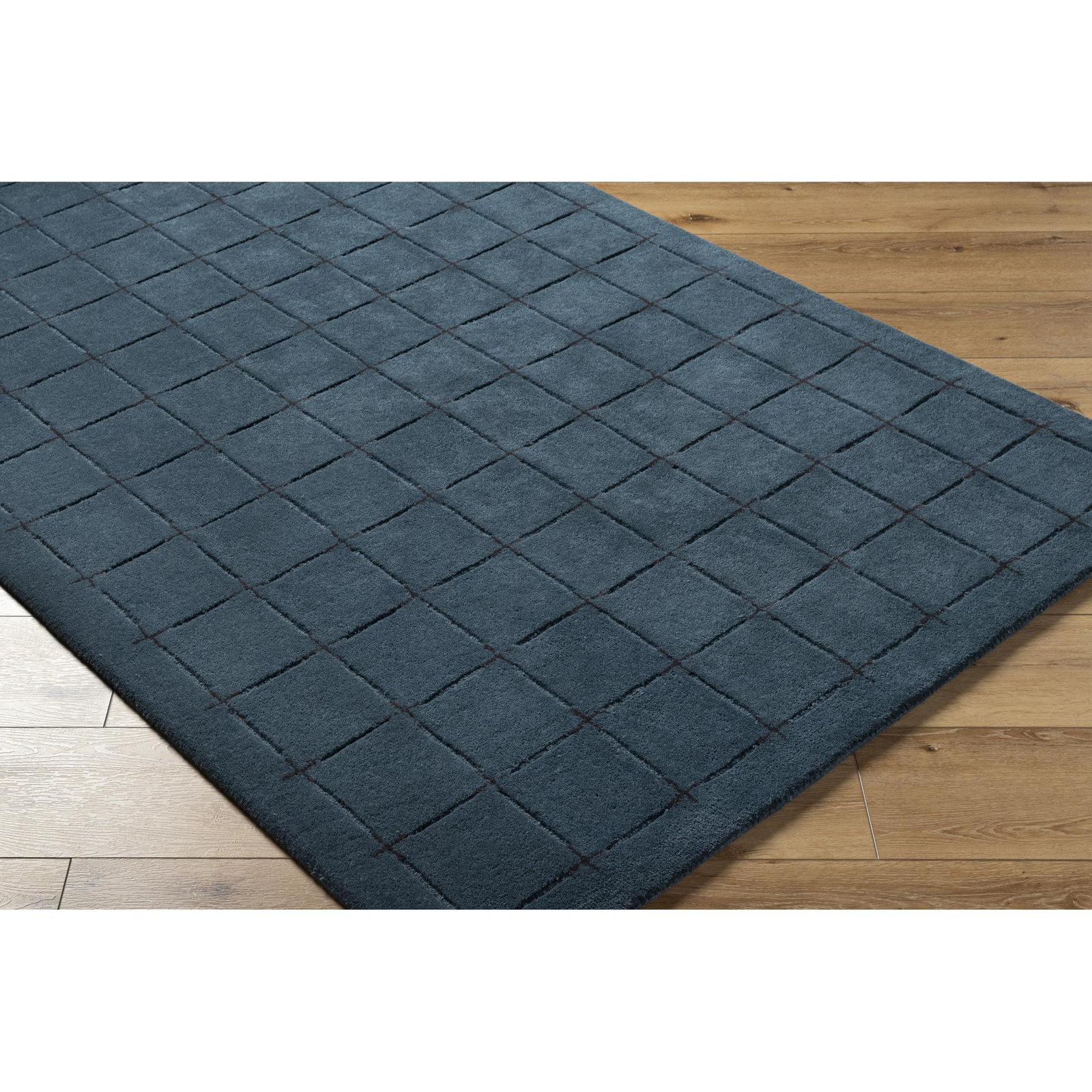 Mallory Hand-Tufted Marine Blue Rug, Rectangle 2' x 3'