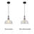 1 - Light Matt Black Single Pendant