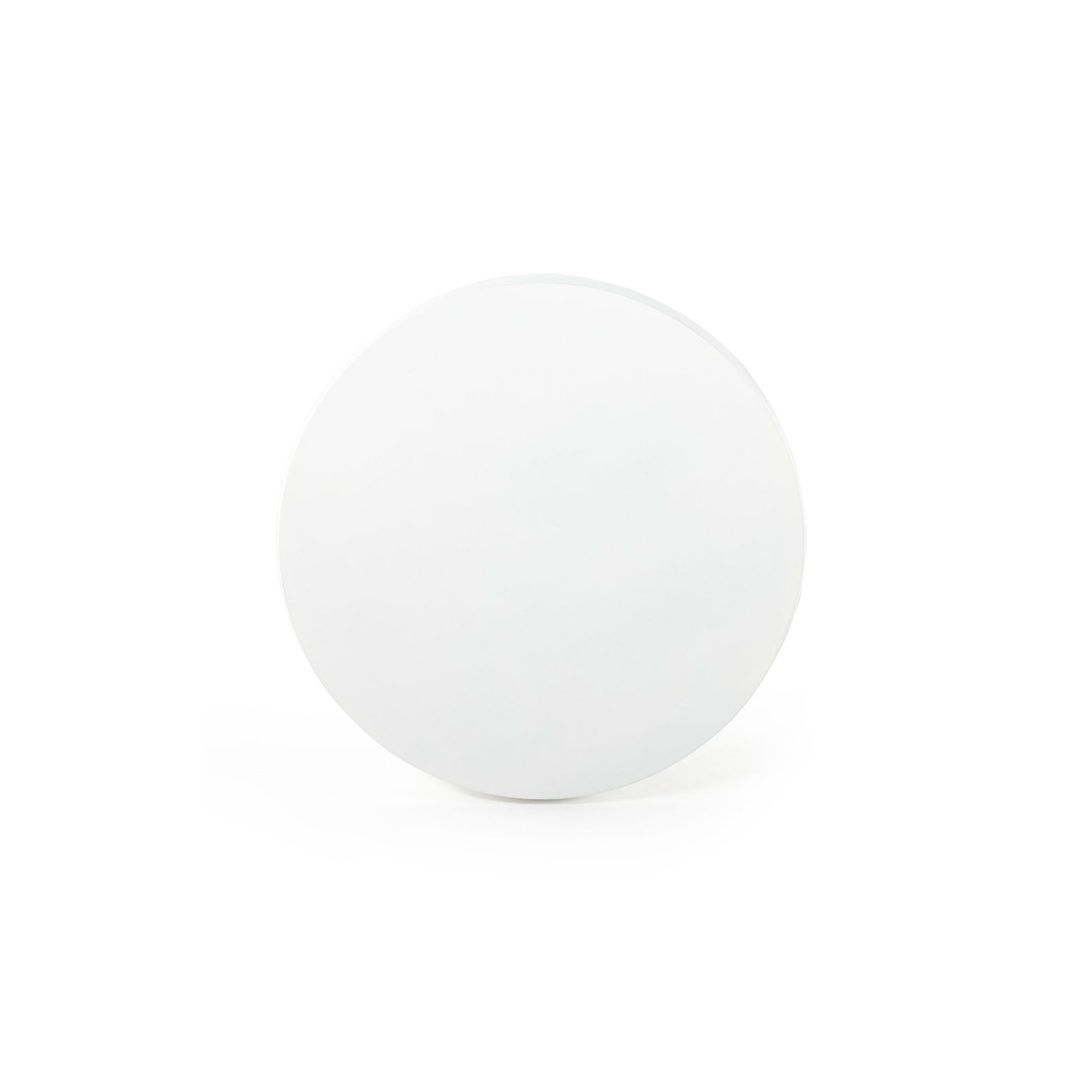 Eponine 26'' Metal Outdoor Side Table, Matte White