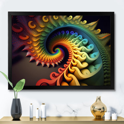 White Fractal Spiralling I " White Fractal Spiralling I "
