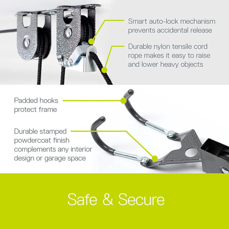 delta Alloy Ceiling Mounted Bike Hoist