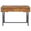 Bureau d'écriture à 3 tiroirs Antique Muscade et noir