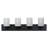 4-Light Brushed Nickel Bath Vanity Light with Etched Glass Shades-692937638