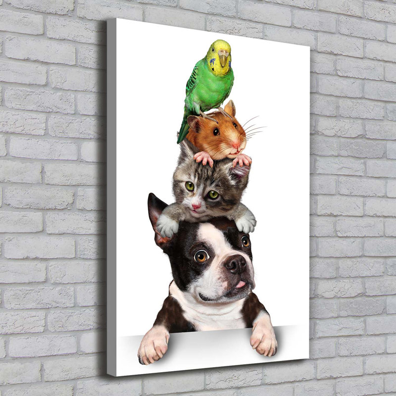 Pets - Wrapped Canvas Print