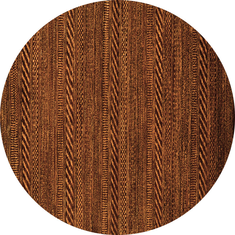 Mikaya Performance Abstract Indoor Rug, Round 8'