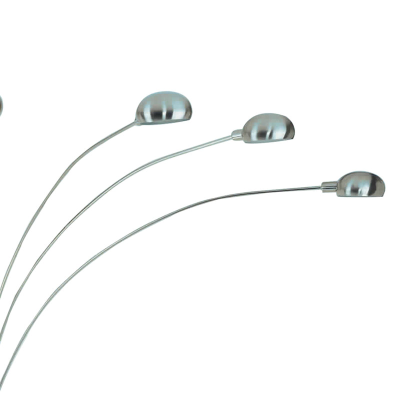 65'' Tree Floor Lamp, Black/Silver