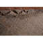 Tapis oriental brun à rayures marocaines 6 x 11