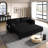 63.8" Queen Pull Out Sofa Bed, 3-in-1 Convertible Sleeper Sofa with Side Storage-684251172