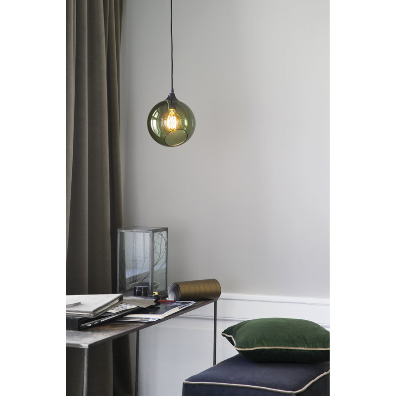 Ballroom 1 - Light Pendant, Army Green, 15" H x 13" W x 13"