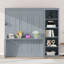 Lit escamotable double avec bureau et bibliothèque, lit escamotable au design compact et peu encombrant-2071439226-2071439206